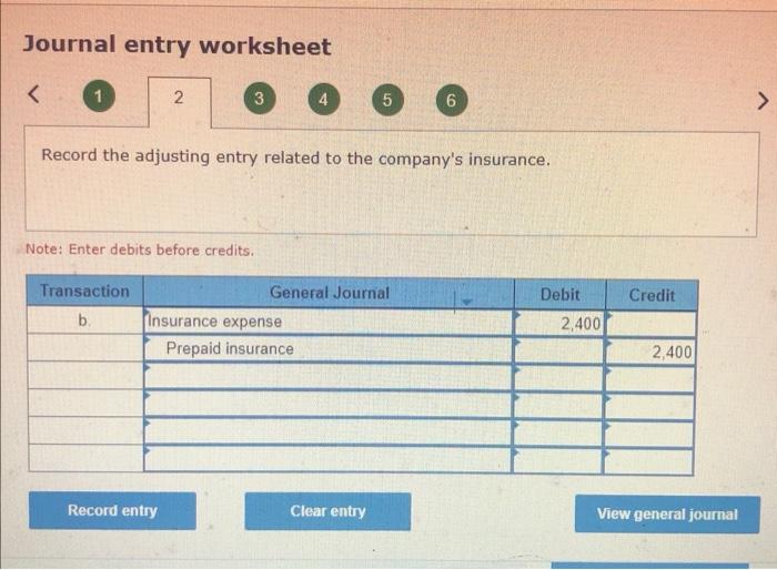14,238 Office supplies expense Office supplies >$ 14,238 2 b 2.400 $