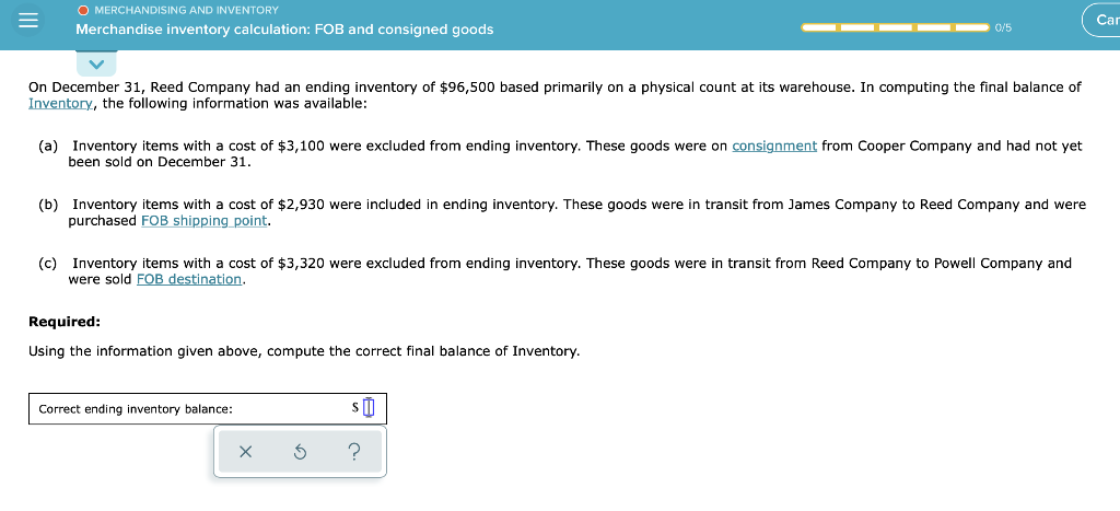 inventory. Required: Determine the cost of ending inventory by using the lower