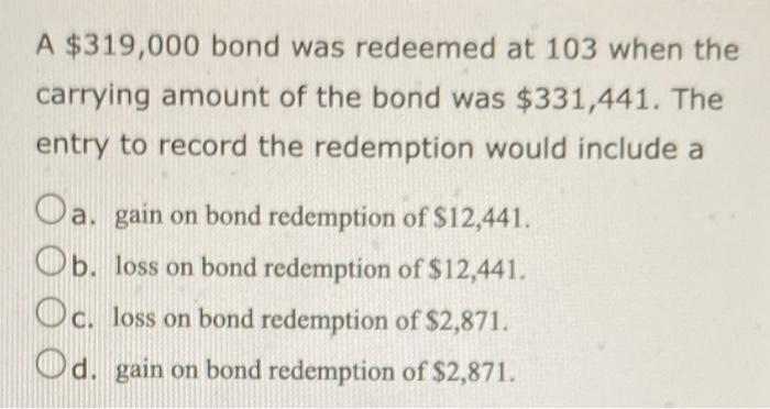 just answer, no need for explanation please and thx you :) $319,000
