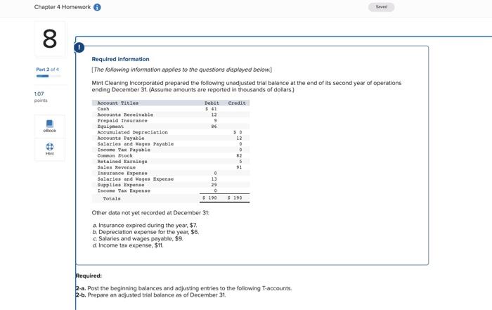  please help. This is a 2-part question. Thank you :) Required