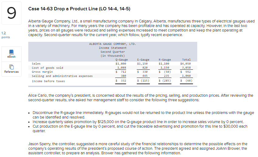 need help with # 2A, 2B1, 2C1 Case 14-63 Drop a Product