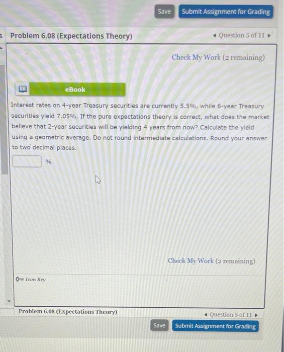 need help, will rate Save Submit Assignment for Grading 5 Problem 6.08
