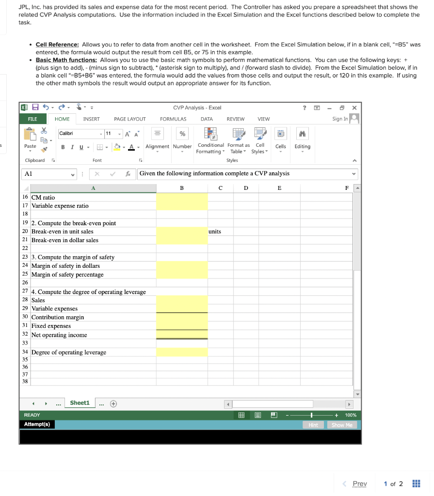 and how you input it. please Saved I Simulation JPL, Inc. has