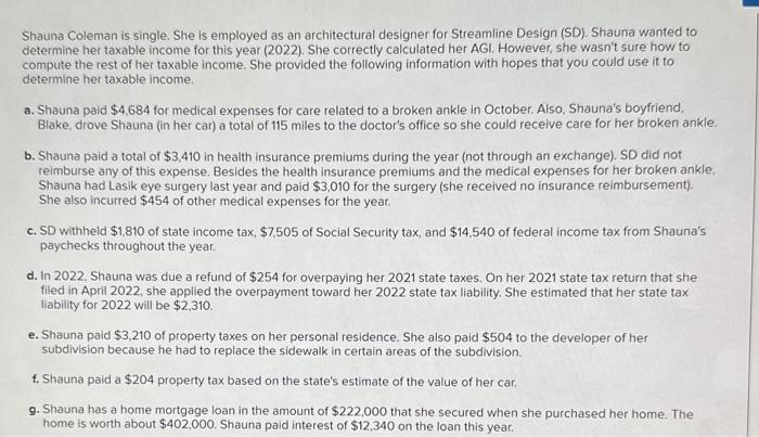 Shauna Coleman is single. She is employed as an architectural designer for