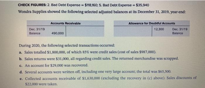  answer for C part for this question please:) CHECK FIGURES: 2.