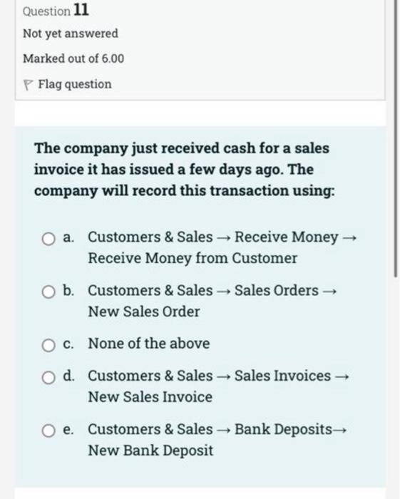 out of 6.00 Flag question To boost is sales the company is