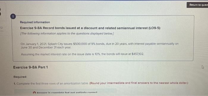 Can anyone help solve this problem? Exercise 9-8A record bonds issued at