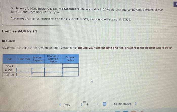 a discount and related semiannual interst (L09-5) Return to quest Required information