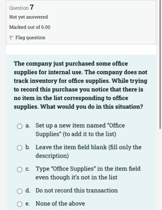  about Sage50 Complete Accounting software application Question 7 Not yet answered