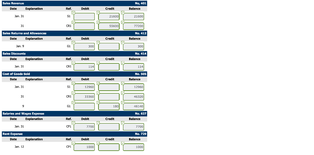 Insurance 1,500 157 Equipment 8,250 158 Accumulated Depreciation-Equip. 1,500 201 Accounts Payable
