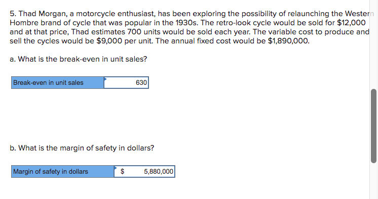 3 Data 3 4 4 Unit sales 5 Selling price per unit