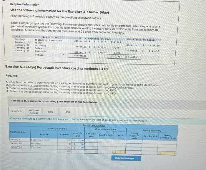 please help me fill out the different tables. eill give thumbs up
