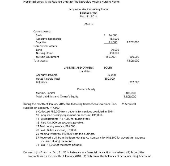  i need help Presented below is the balance sheet for the