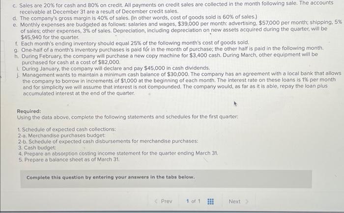 Completing a Master Budget (LO8-2, L08-4, LO8-7, LO8-8, LO8-9, LO8-10] Hillyard Company,