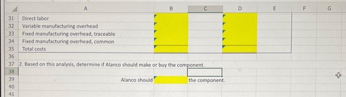 own component parts. An outside supplier has offered to sell one of