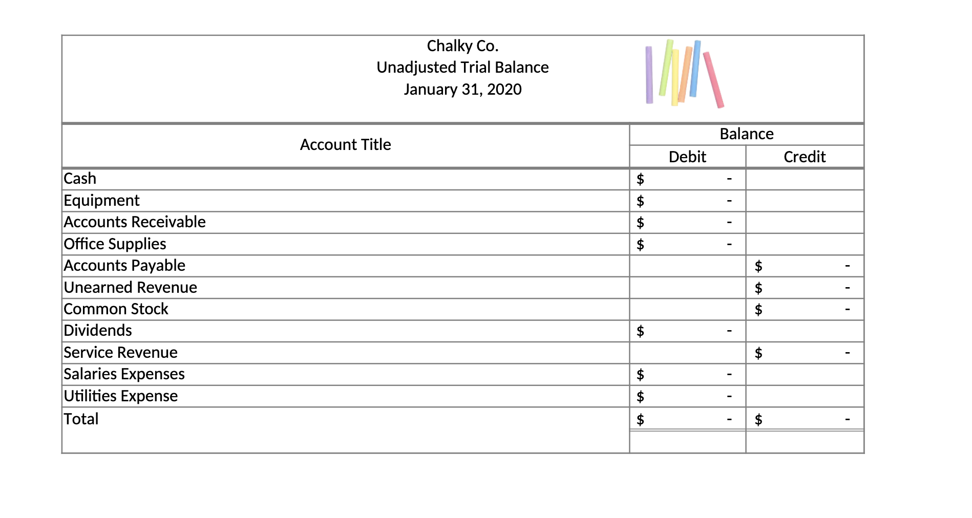 to the sheet named"General Ledger -2" Step 6. Use the information on