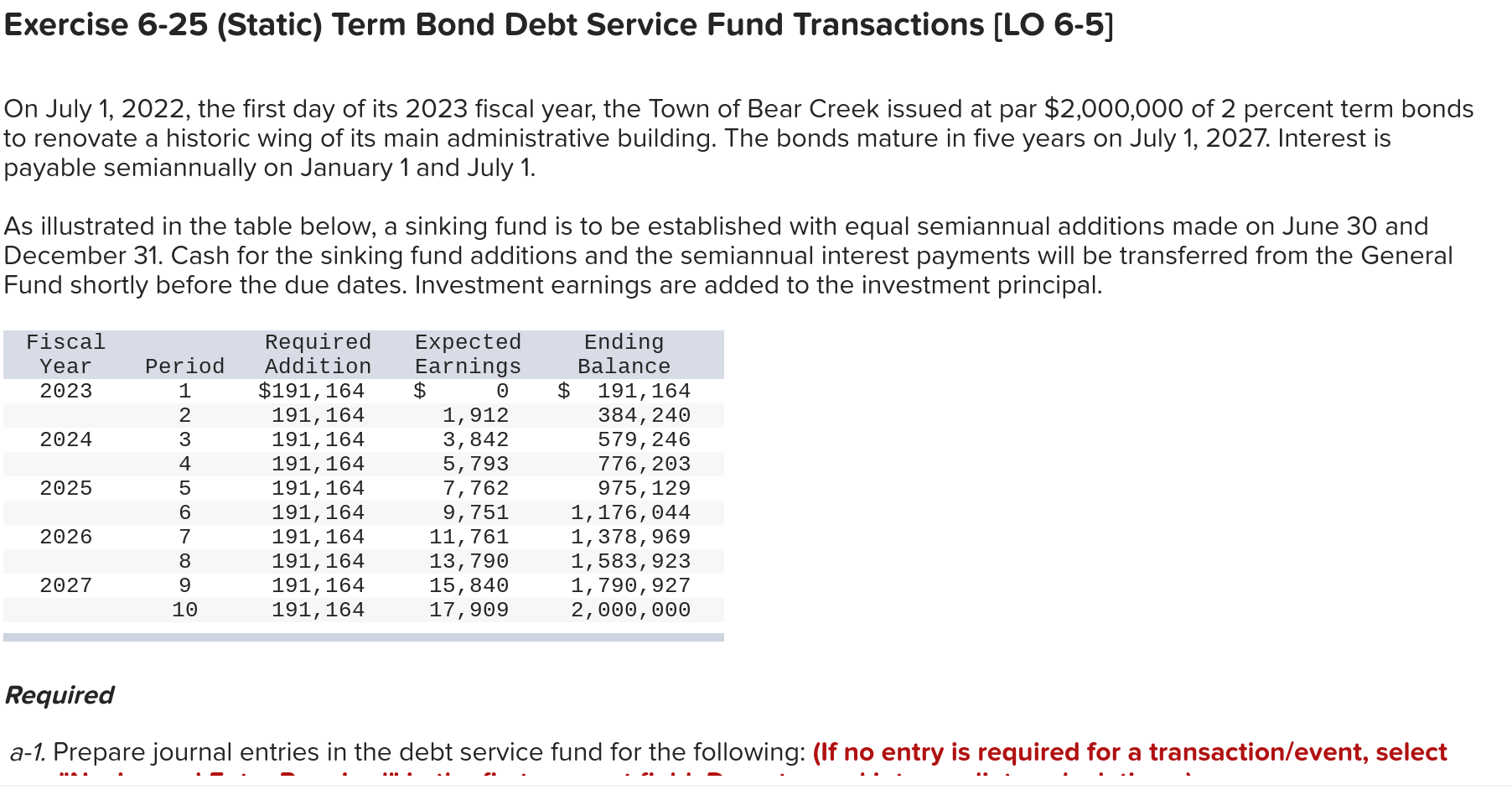 options No Journal Entry Required Accrued interest payable Allowance for Uncollectible