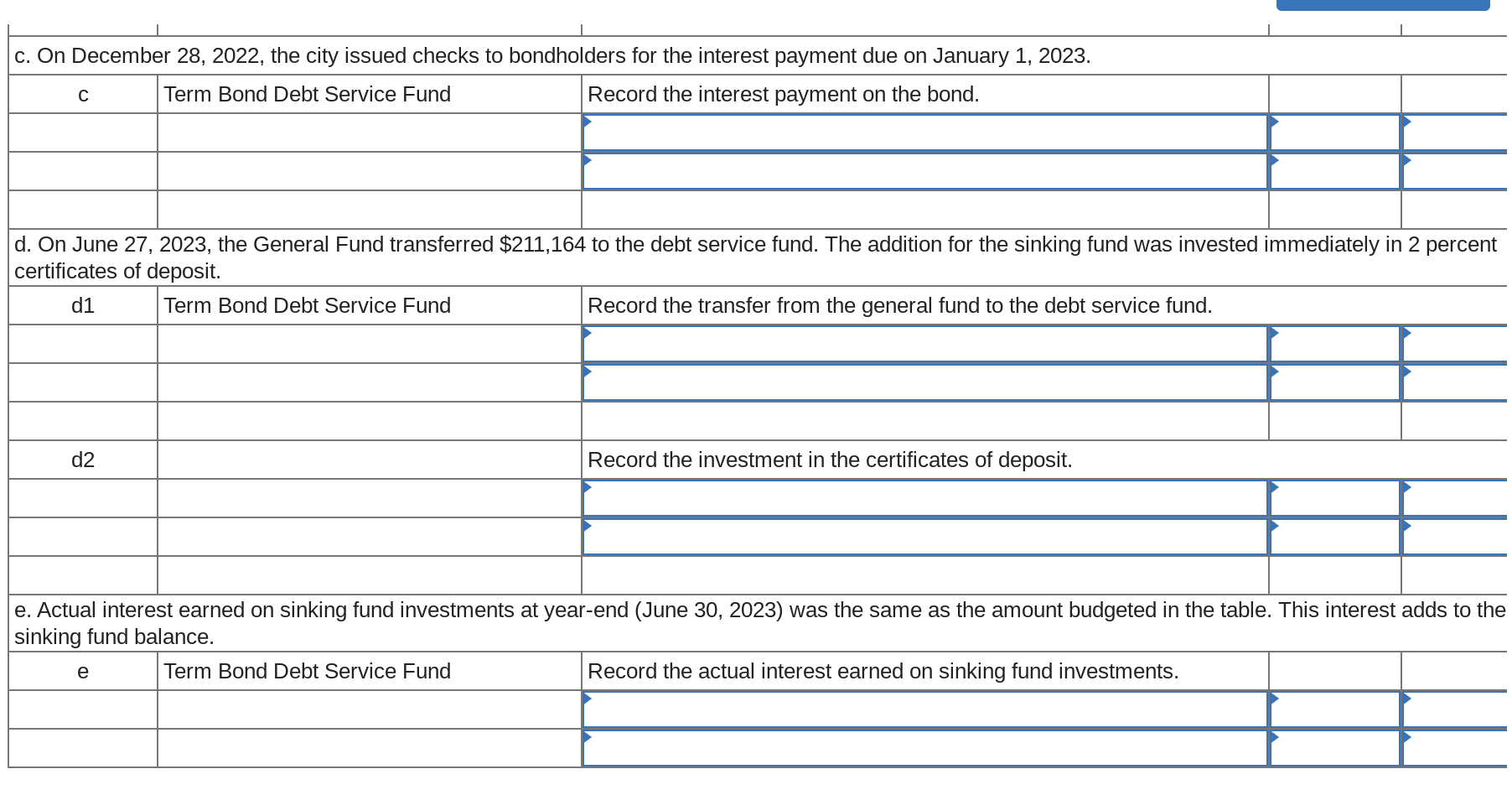 Bonds Payable Budgetary Fund Balance Building Capital Lease Obligations Payable Cash Construction