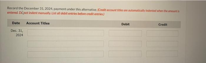 issuing a five. year, 3.50% note payable. The note would be issued