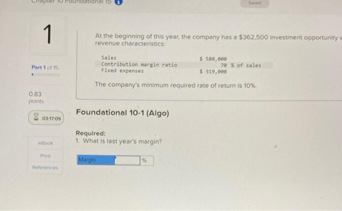 ! Required information The Foundational 15 (Algo) [LO10-1, LO10-2] [The following information