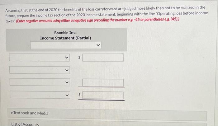 and tax purposes. Year Pretax Income (Loss) Tax Rate 2018 17 %