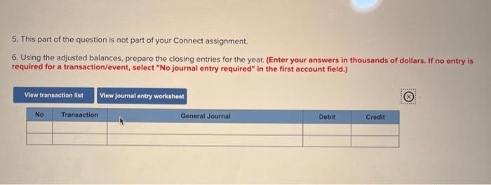 residual value) 80 Accumulated depreciation 5 Accounts payable 29 Wags payable Income
