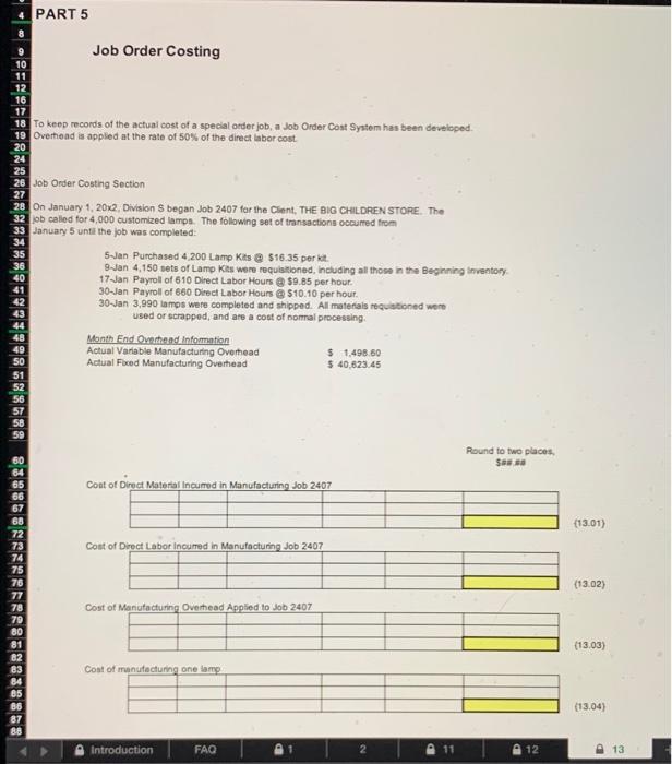 58 59 60 I See The Light Projected Income Statement For the