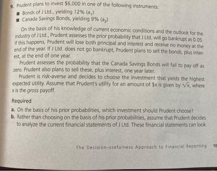 9a ONLY. Does this problem require a graph? in the formula: do