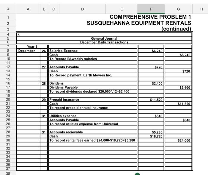 the Instruction section. image 4 is the beginning of my journalizing but
