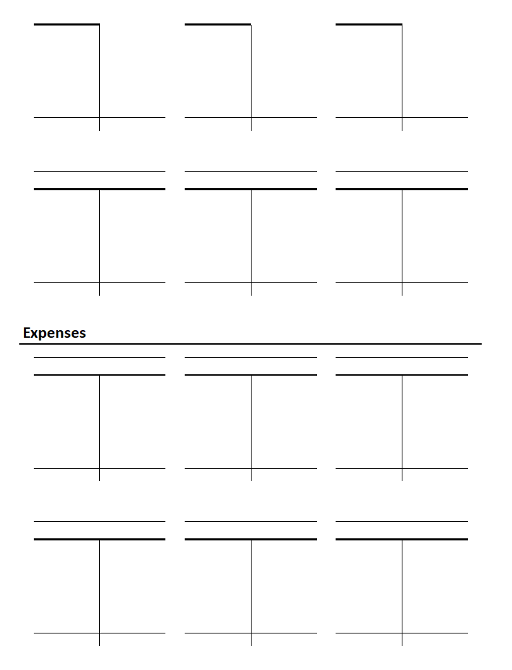 Credit entries should be on the left while Debit entries are on