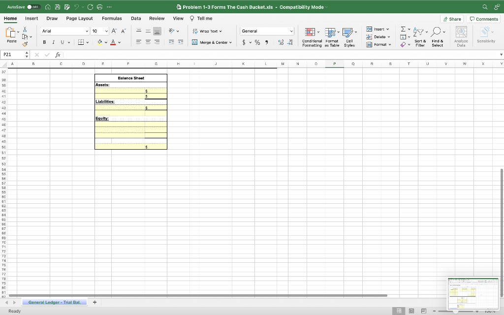 Bucket Accounting System This problem repeats the Cash Bucket transactions from Chapter