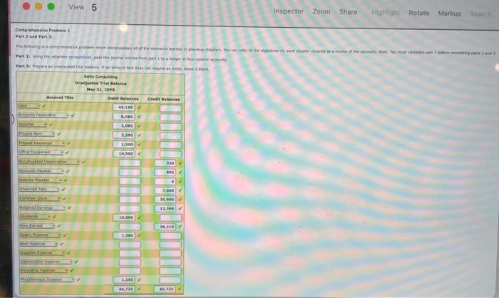 Payable B00 Salaries Payable 120 Unearned Fees 2,500 Common Stock 31 10,000