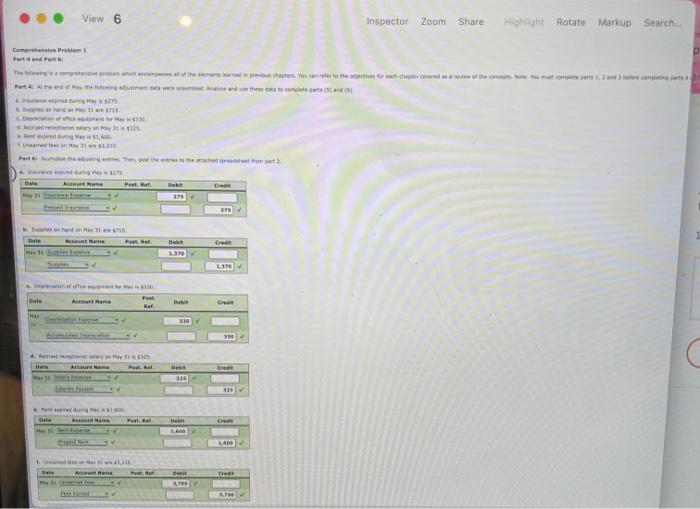 Retained Camings 32 12,300 46,050 46,050 Required: Journalaze each of the May