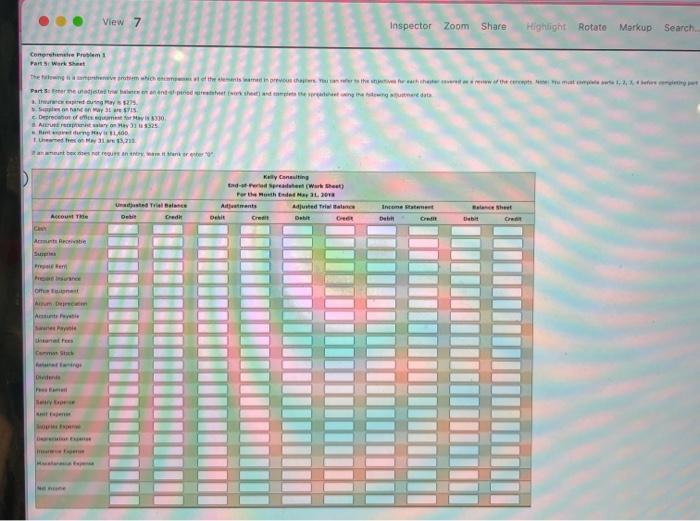 transactions using Kelly Consulting's chart of accounts. (Do not insert the account