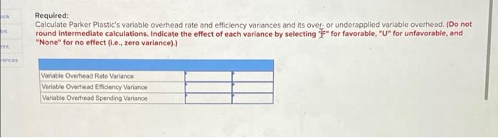 Inc., manufactures plastic mats to use with rolling office chairs. Its standard