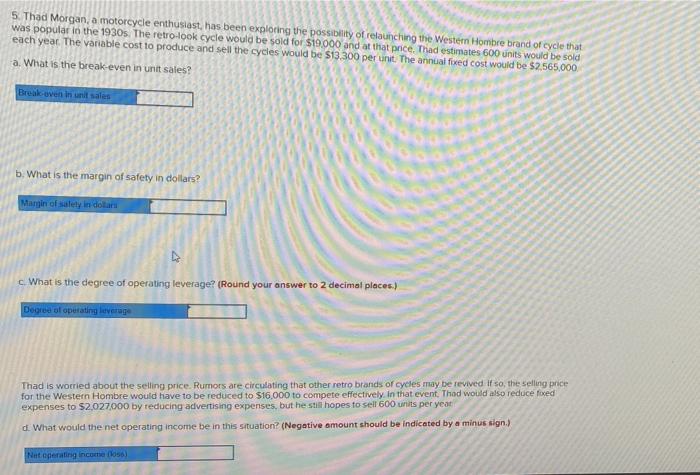 8 9 Enter a formula into each of the cells marked with