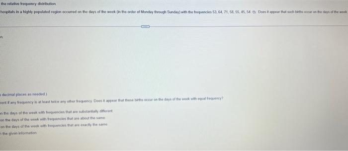 to read Use the given categorical data to construct the relative frequency