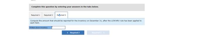 is preparing the annual financial statements dated December 31 . Ending inventory