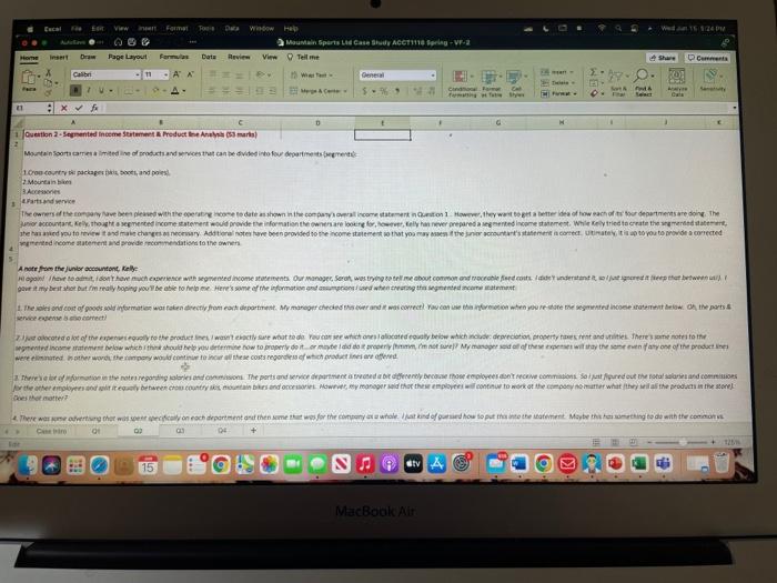 please help me its so urgent Excal Fe Est View Format Tons