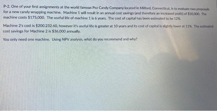 please solve step by step by step using the following formula. NPV=CF(PVIFAr,t)-CFo