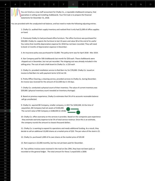 please help with all 14 adjustments for journal entries, dont skip any