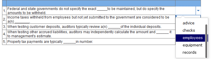follow. In addition to trade accounts payable, many companies have other types