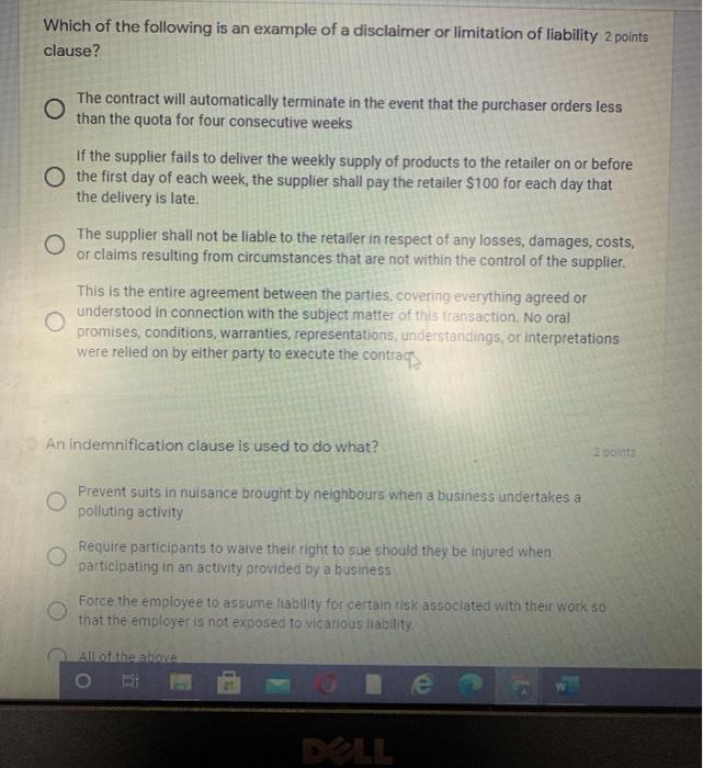 means of conducting business? 2 points O Save time, reduce costs, good