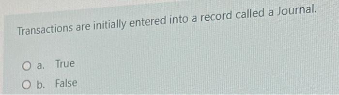in the ledger, (2) record in the journal, (3) prepare the financial