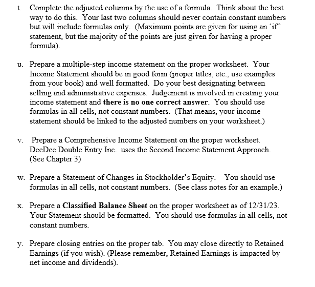 and complete this question to the best of your ability for a