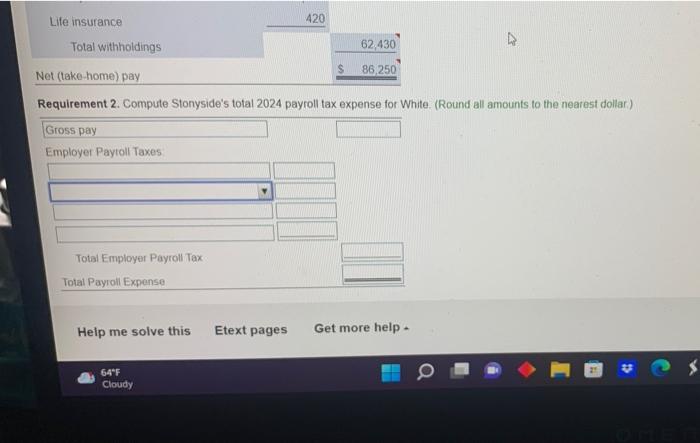 monthly salary He also earned a year end bonus equal to 5%