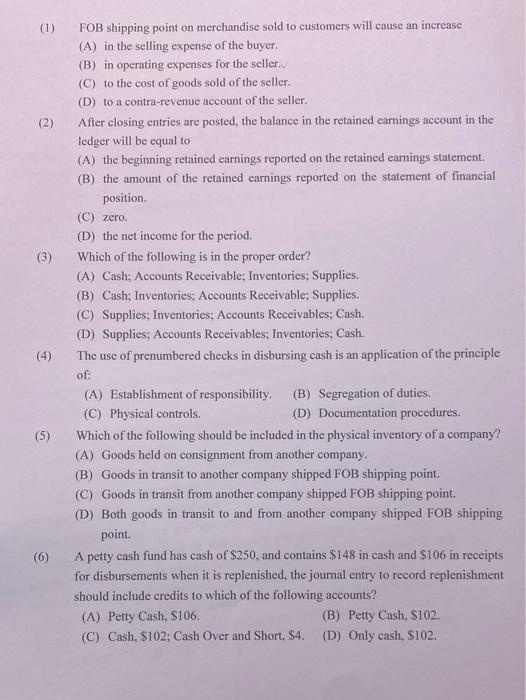 I need fast answer thank u so much! (1) ( (2) (3)