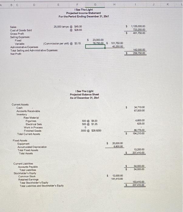 calculating projected increases round to SEVEN decimal places, $0.0000000. 1. Material Costs