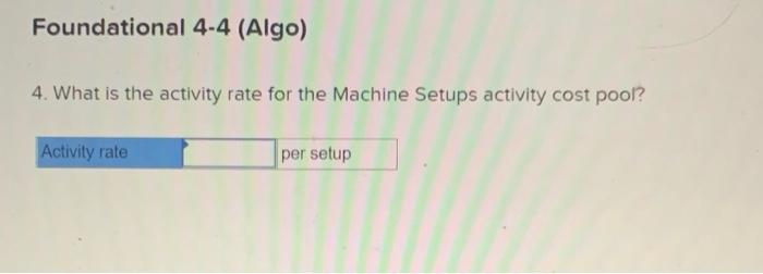 is considering implementing an activity- based costing (ABC) system that allocates all