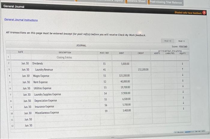 Labels and Amount Descriptions T Accounts Instructions The unadjusted trial balance of